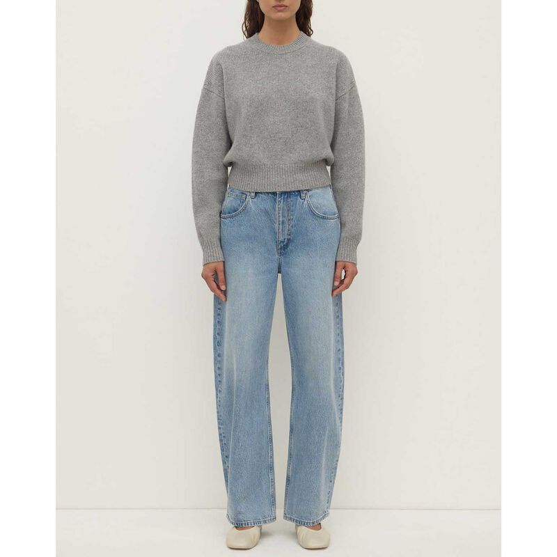 Assembly Label Benny Knit Grey Marle image number 3